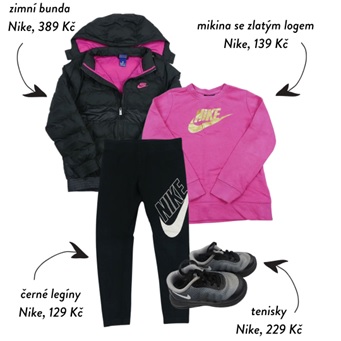 Bunda, mikina, legíny