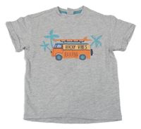 Šedé tričko s autobusem H&M