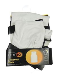Nové - 2x bílý žebrovaný thermo nátělník Primark