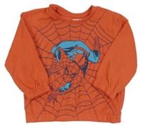 Tmavooranžová mikina se Spider-manem PRIMARK