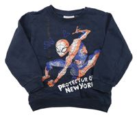 Tmavomodrá mikina se Spidermanem Marvel