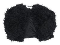 Černé kožešinové podšité bolerko H&M