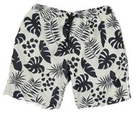 Béžové plážové kraťasy s listy Primark