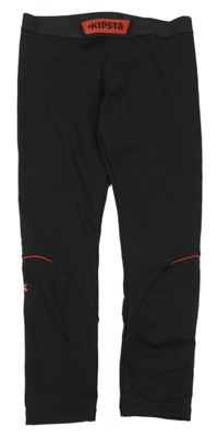 Černé funkční 7/8 legíny Kipsta