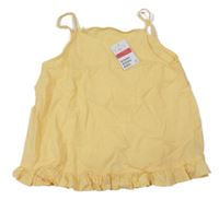 Nové - žlutý krepový top H&M
