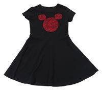 Černé šaty s Mickeym 