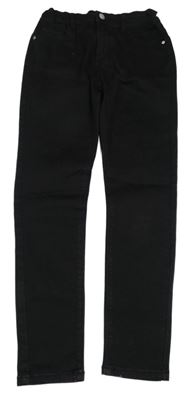 Černé elastické skinny rifle Denim Co.