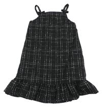 Černo-bílé kostkované šaty H&M