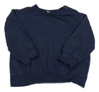 Tmavomodrá mikina H&M