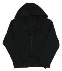 Černá propínací mikina s kapucí George