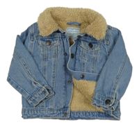Modrá zateplená riflová bunda Primark