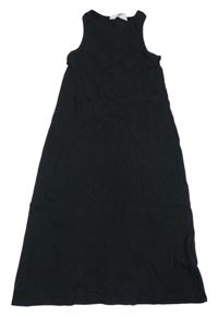 Černé žebrované šaty H&M