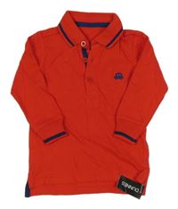 Nové - červené polo triko s autem St. Bernard