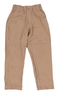Starorůžové relaxed pull on kalhoty H&M