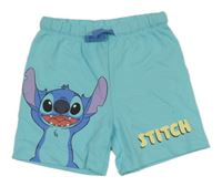 Azurové teplákové kraťasy se Stitchem Disney