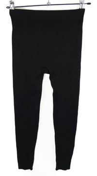 Dámské černé žebrované sportovní legíny Only 