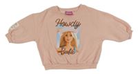Světlerůžová mikina s Barbie