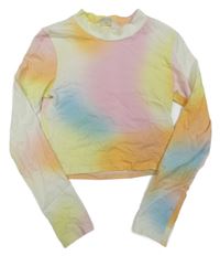 Barevné tónované crop triko H&M