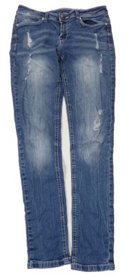 Modré rifle s prošoupáním Y.F.K.