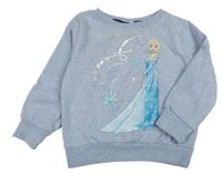 Světlemodrá mikina s Elsou Disney