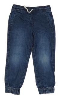 Tmavomodré cuff rifle Denim Co.