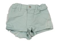 Světlezelené riflové kraťasy Denim