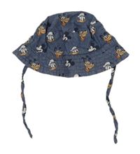Modrý riflový zavazovací klobouk s Mickey s kamarády m Disney
