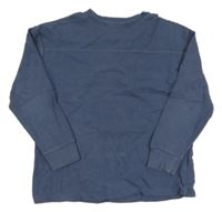 Šedomodré žebrované triko F&F