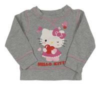Šedá mikina s Hello Kitty