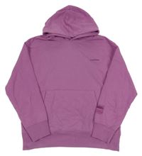 Fialovorůžová mikina s klokankou a kapucí Zara