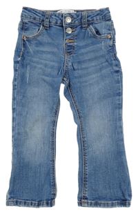 Modré elastické rifle Zara