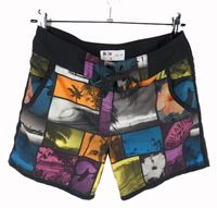 Dámské černo-barevné vzorované plážové kraťasy Billabong 