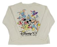 Bílé triko s Disney postavami ZARA