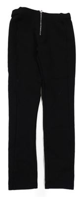 Černé džegíny se zipem River Island