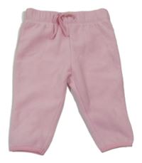 Světlerůžové fleecové tepláky Matalan
