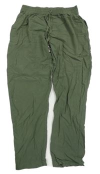 Khaki turecké kalhoty Hailys