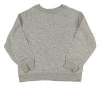 Šedá melírovaná mikina H&M