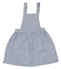 Modro-bílé pruhované lehké šaty H&M