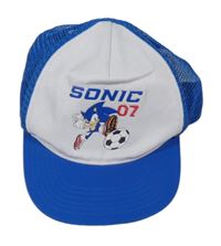 Modro-bílá kšiltovka se Sonicem H&M