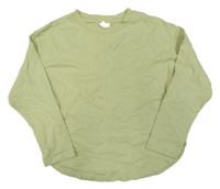 Světlezelené oversize triko Zara