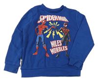 Tmavomodrá mikina se Spidermany 