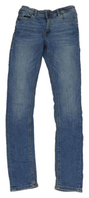 Modré elastické skinny rifle Jack & Jones