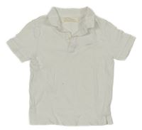 Bílé polo tričko Zara
