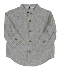 Šedá melírovaná košile Primark
