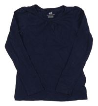 Tmaovmodré triko H&M
