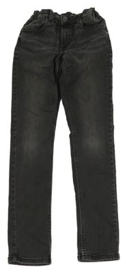 Šedé elastické skinny rifle C&A