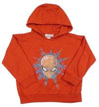 Červená mikina se Spidermanem a kapucí Next