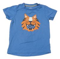Modré tričko s tygrem Mothercare
