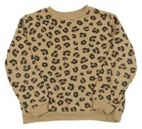 Béžová vzorovaná mikina H&M