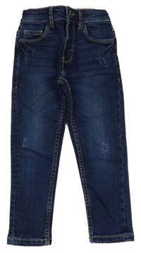 Tmavomodré skinny rifle Dunnes